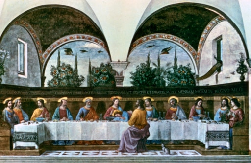 'The Last Supper' by Domenico Ghirlandaio