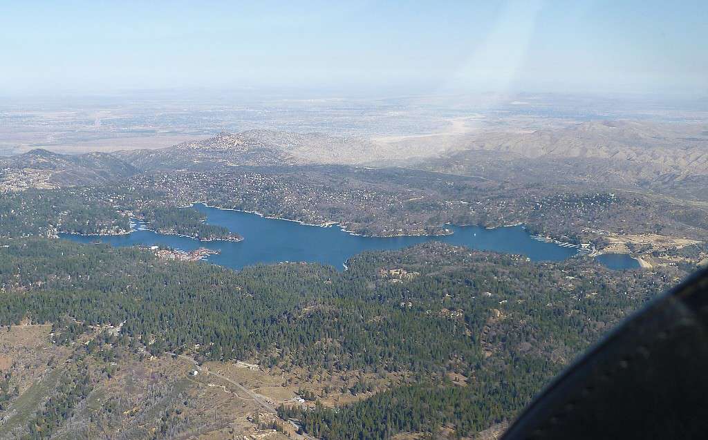 Aerial View Lake Arrowhead