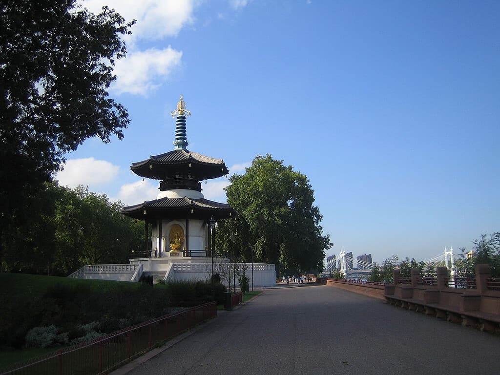 Peace Pagoda at B Battersea Park, London, England