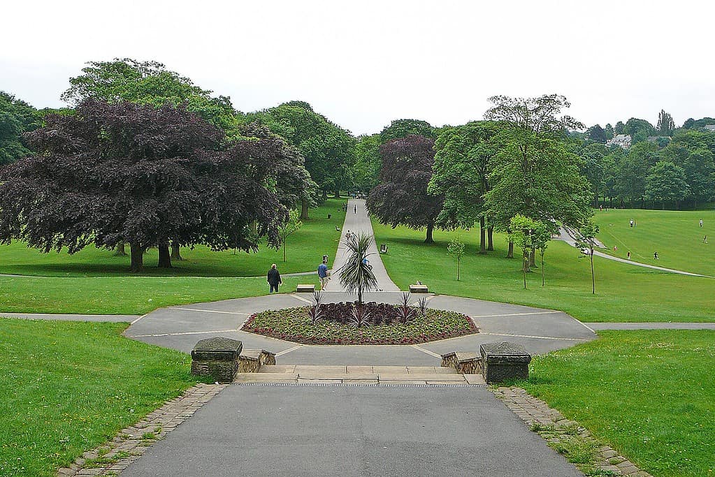 Fountain in Roundhay Park, Leeds, England