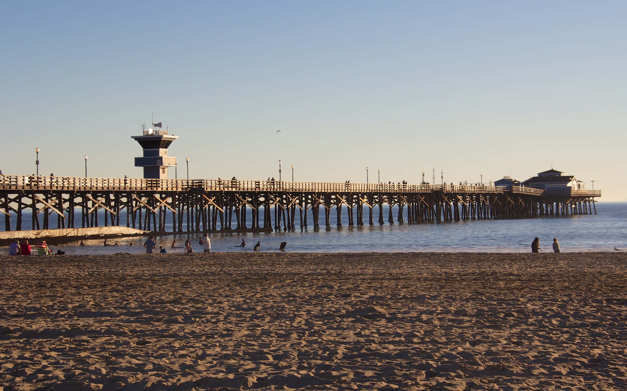 Seal Beach pier, California.