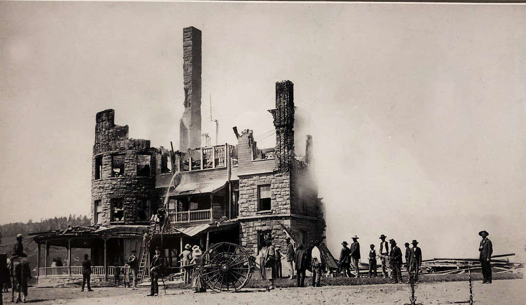 Second Montezuma Hotel after Aug. 8 1885 fire.