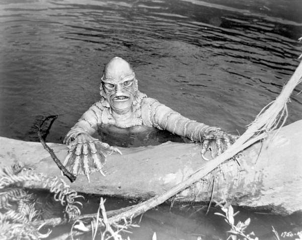 Still from the "Creature from the Black Lagoon" filmed at Marine Studios in 1954.