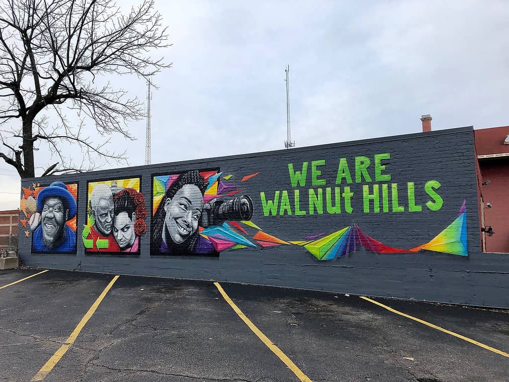 Walnut Hills mural in Cincinnati