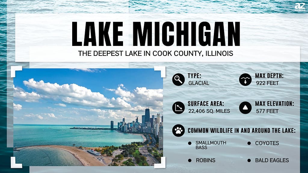 Infographic of Lake Michigan