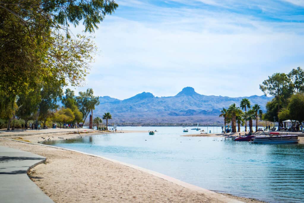 A beautiful view of Lake Havasu