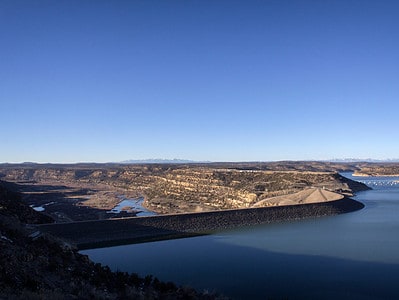 A The Largest Dam in New Mexico Is a Towering 402-Foot Behemoth