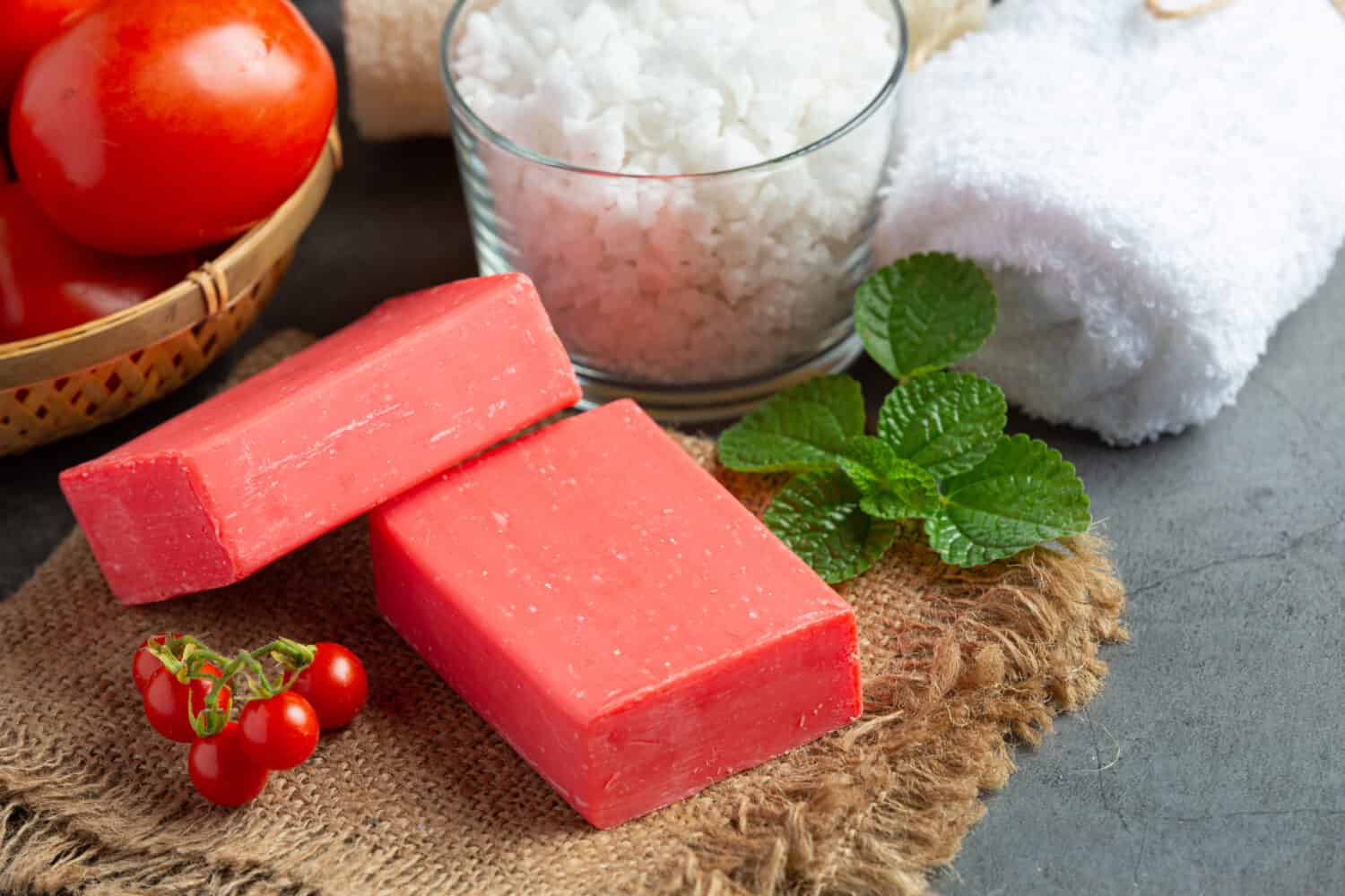 tomato soap body skin care