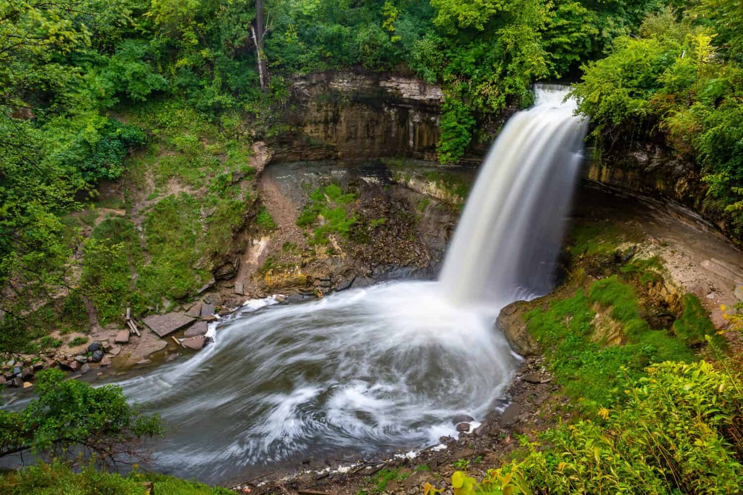 Minnehaha Falls in Minneapolis, Minnesota