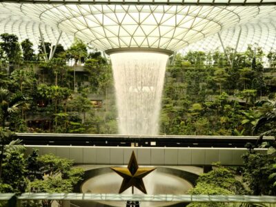 A The World’s Largest Indoor Waterfall Is a 130-Foot Behemoth