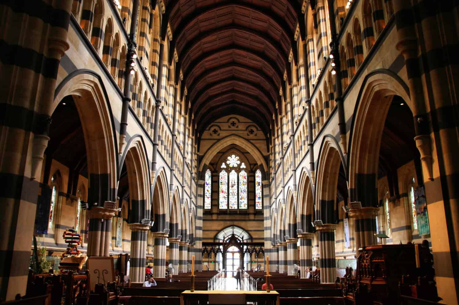 St. Paul's Anglican Cathedral interior in Melbourne, Victoria, Australia