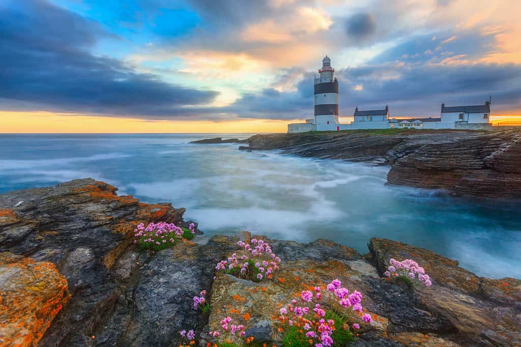Hook Lighthouse sunset, Ireland