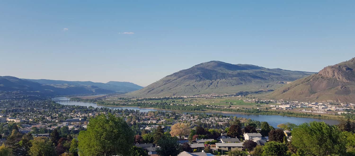 View of Kamloops from the top