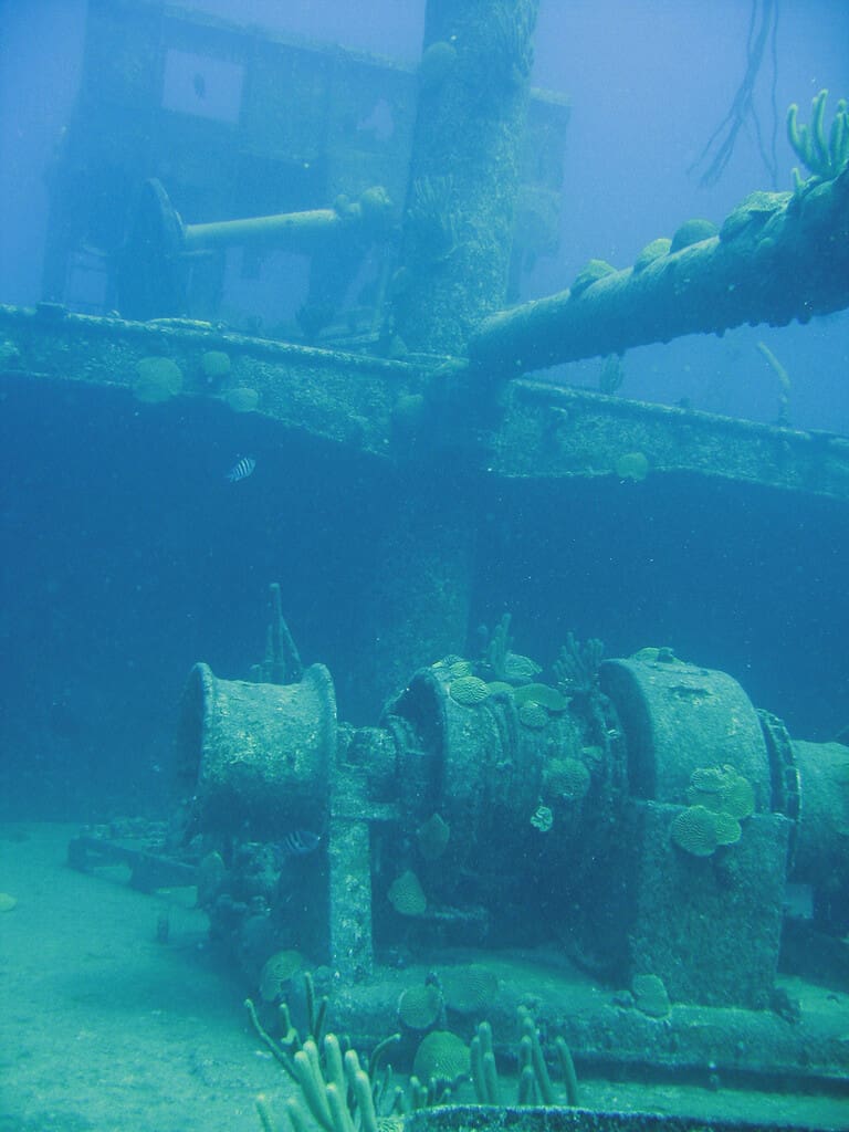 The Hermes shipwreck in Bermuda