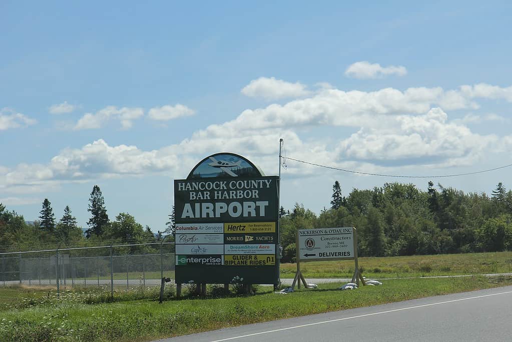 Hancock County-Bar Harbor Airport in Maine
