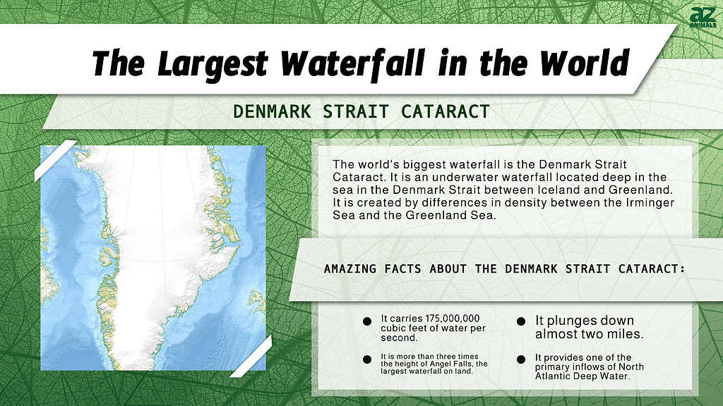 Infographic of the Largest Waterfall in the World