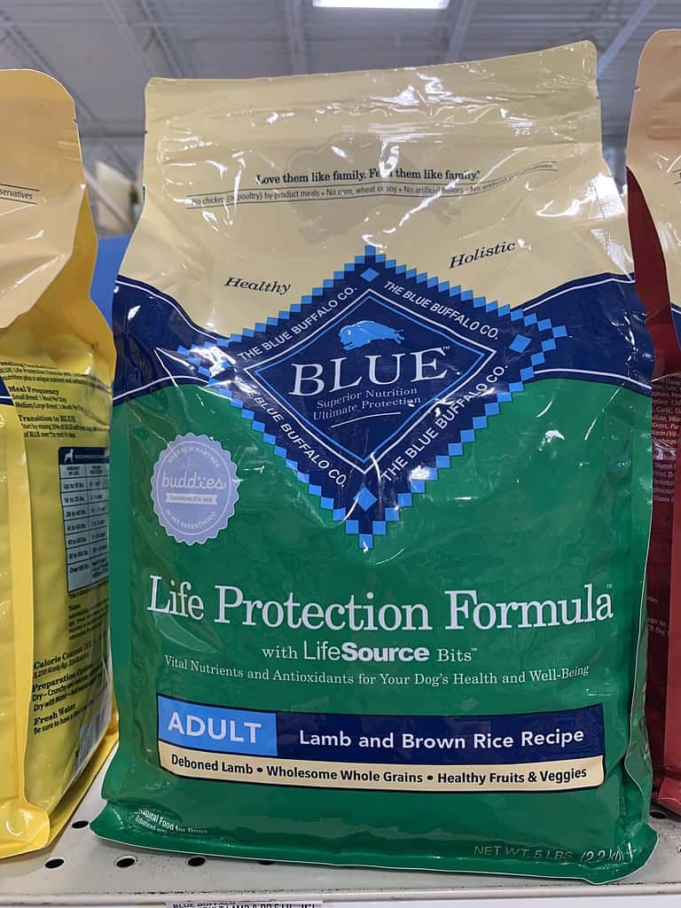 Blue Buffalo Life Protection Formula Adult Lamb and Brown Rice 5 lb Bag Front