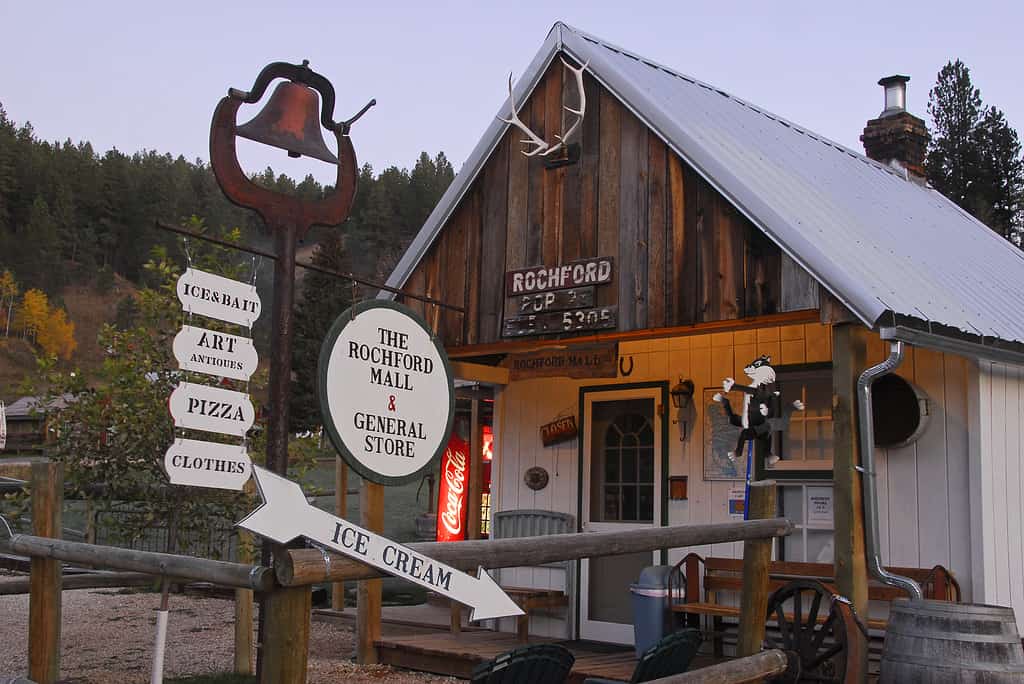 Rochford, South Dakota was founded in 1877 as a gold mining town.