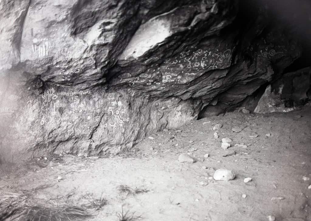 Toquima Cave Petroglyphs - This is an image of a place or building that is listed on the National Register of Historic Places in the United States of America. Its reference number is 02000298.