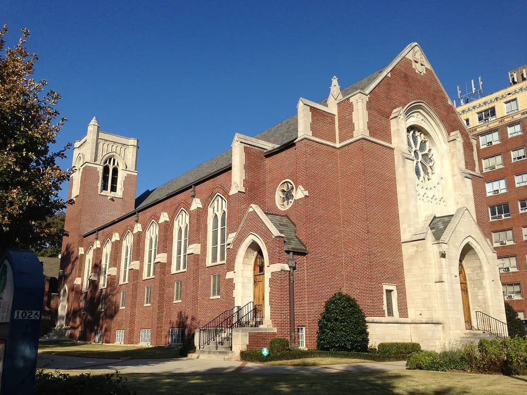 Druid Hills Presbyterian Church (1939-40), 458 Ponce de Leon Avenue NE, Virginia-Highland, Atlanta