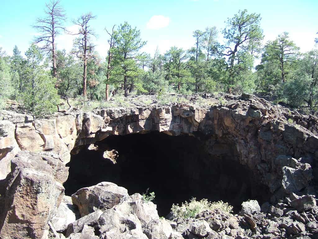 Four Windows Cave in El Malpais National Monument, New Mexico, USA