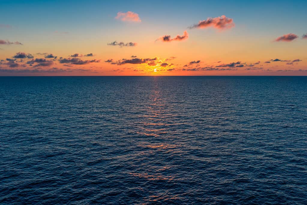 Sunrise over the Gulf of Mexico