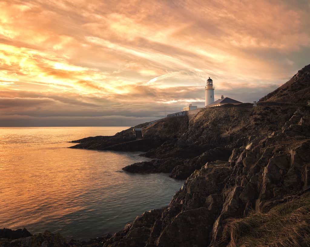 Sunrise at Douglas Lighthouse, Isle of Man