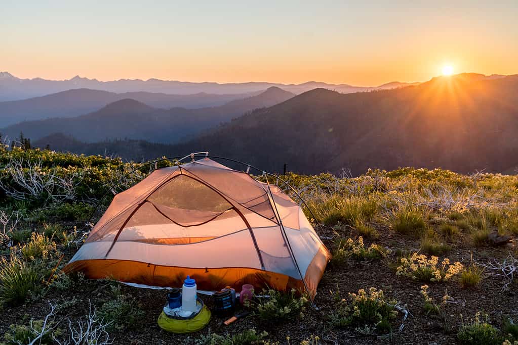 Camp Along the Pacific Crest Trail