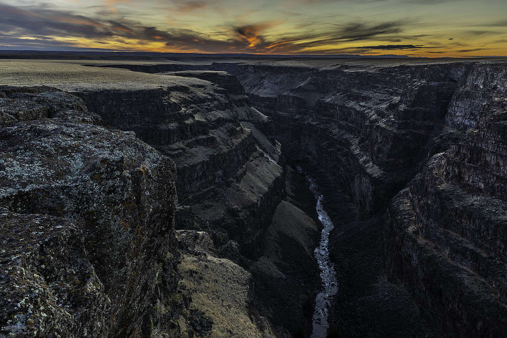 View from the top of Bruneau Canyon in Southern Idaho.