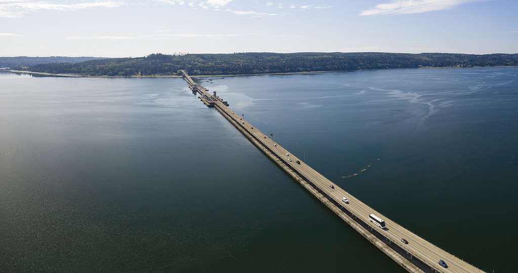 Hood Canal Bridge is the third longest floating bridge in the world.