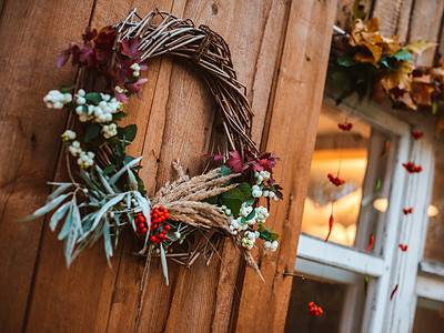 A 15 Plants You Can Use to Make a Gorgeous Autumn Wreath
