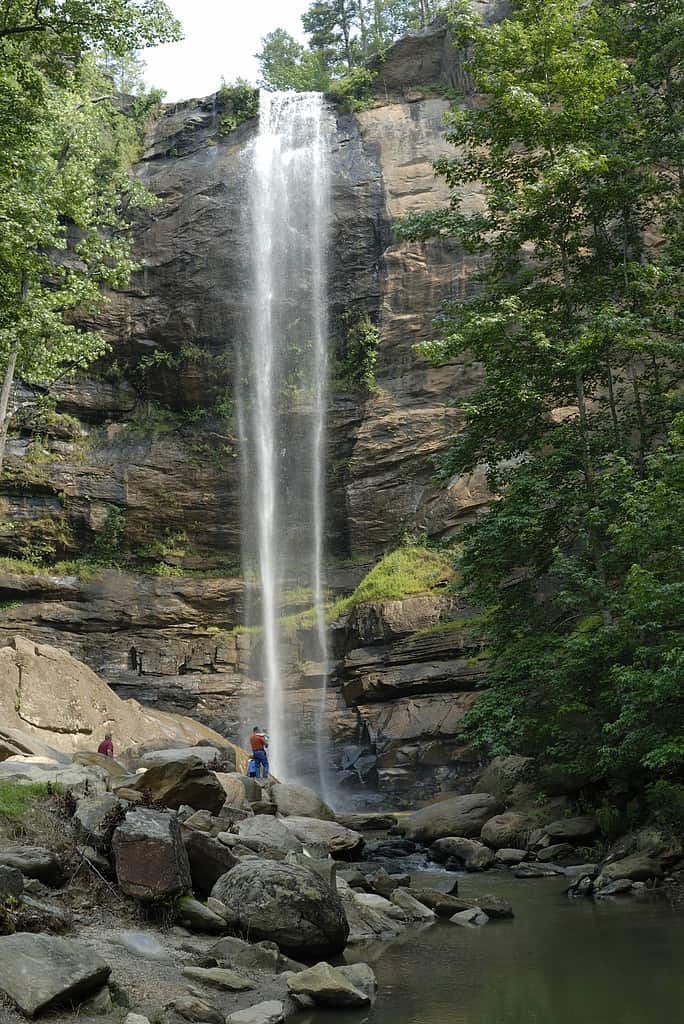 Toccoa Falls in North Georgia.