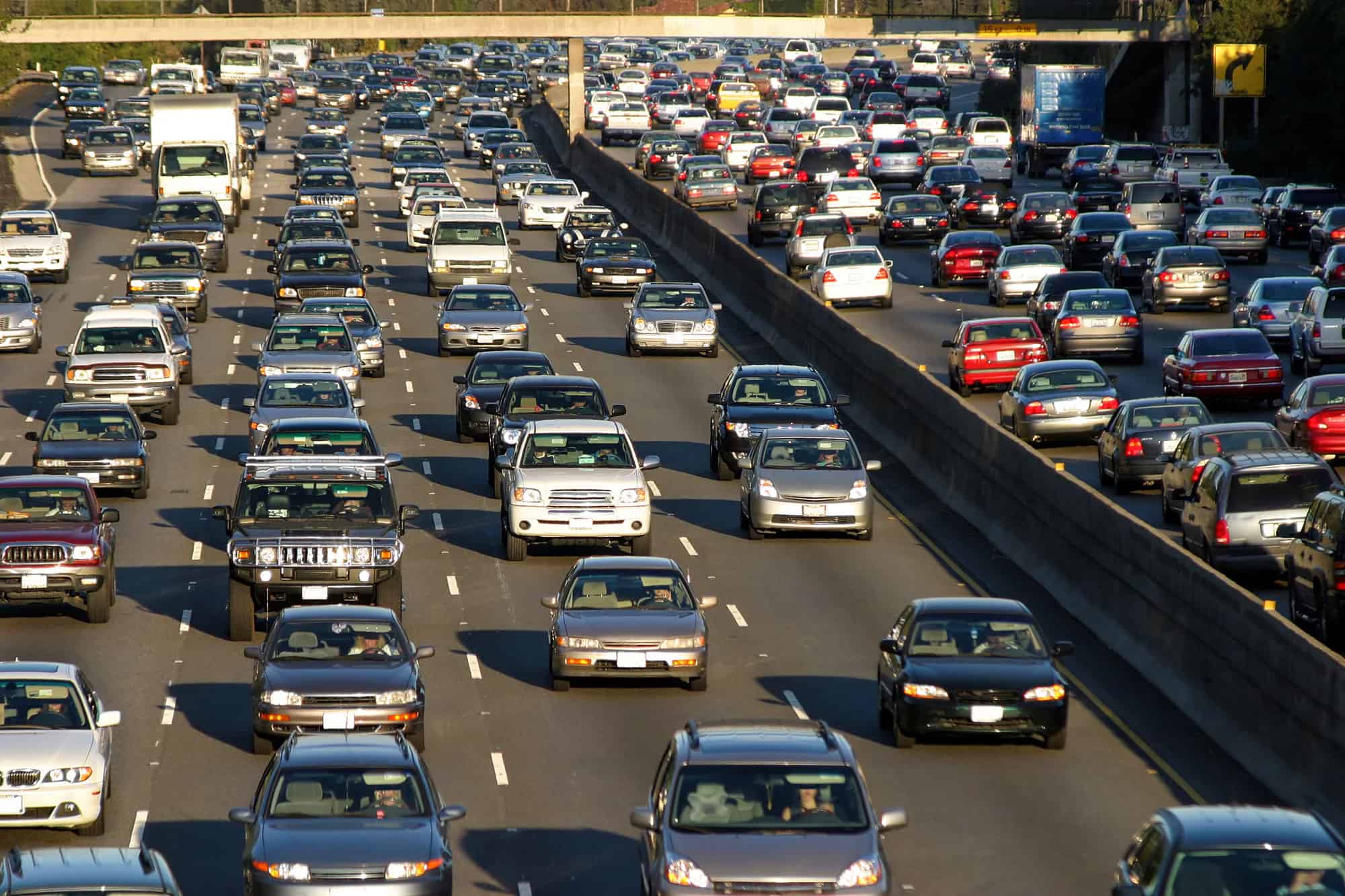Traffic, Traffic Jam, City Of Los Angeles, Los Angeles County, Multiple Lane Highway