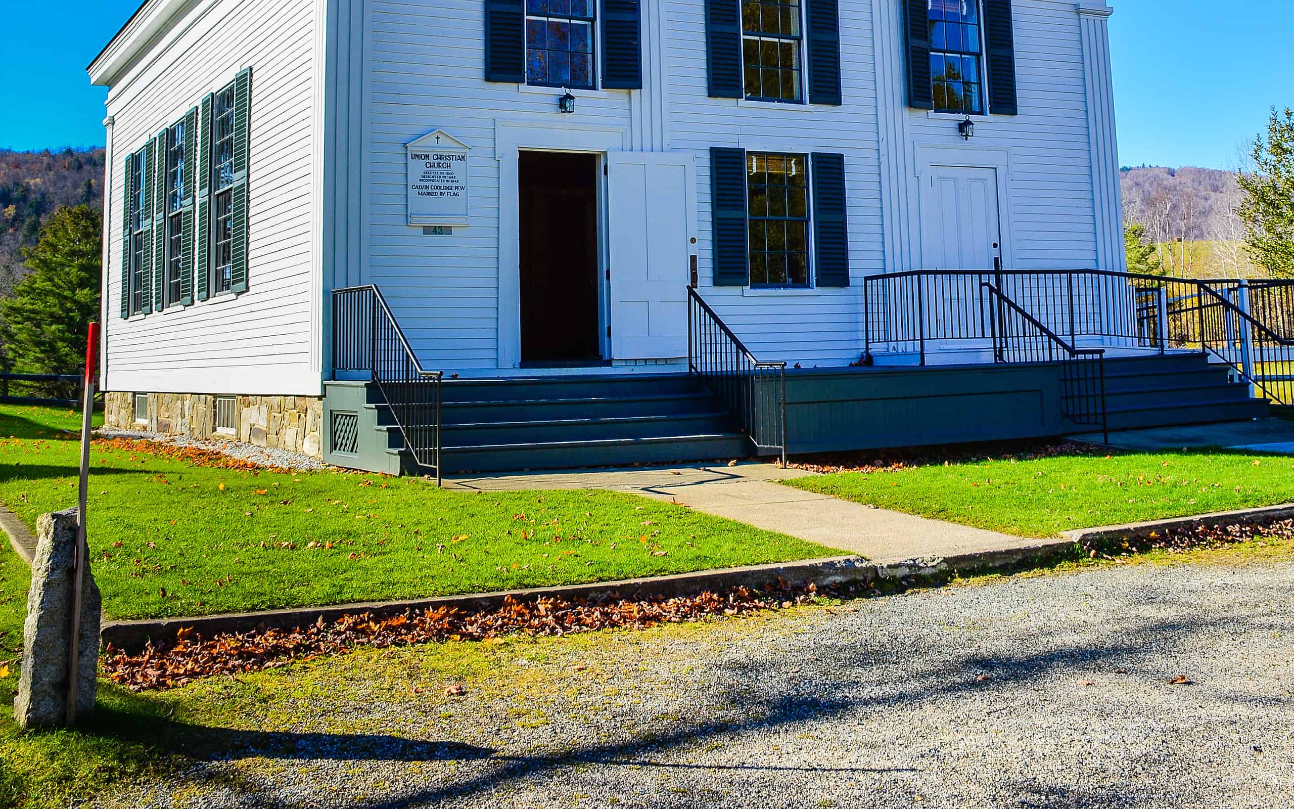 Young Pres. Calvin Coolidge Attended This Church - Vermont