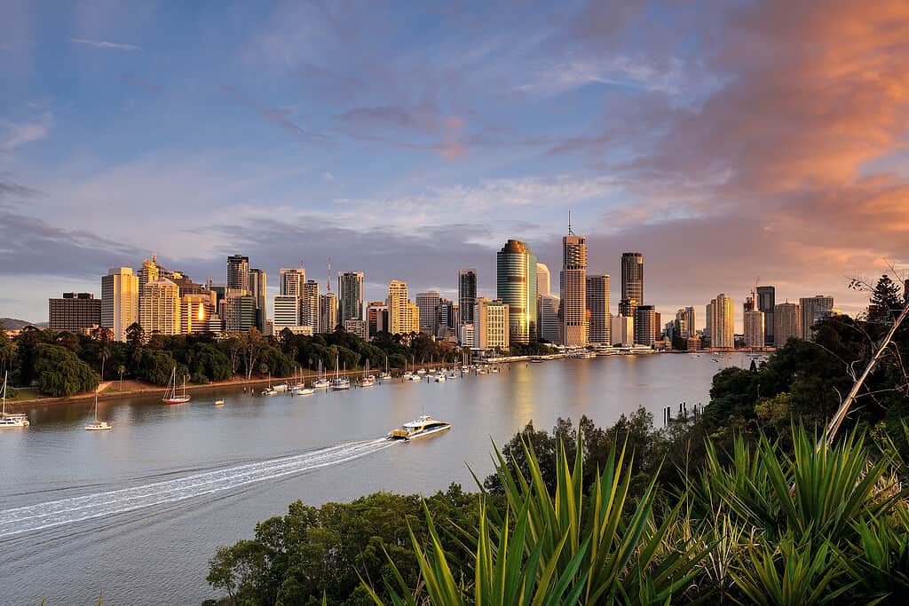 Australia Landscape : Brisbane City Skyline