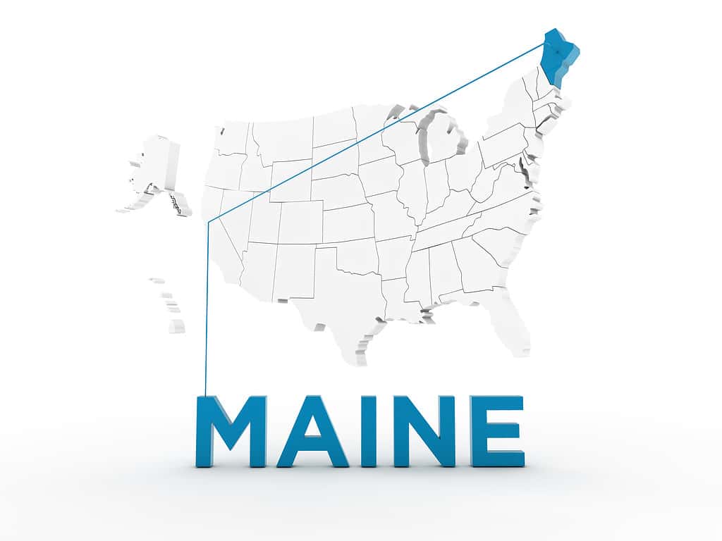 USA, State of Maine