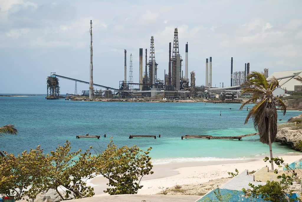 Oil Refinery in the Caribbean