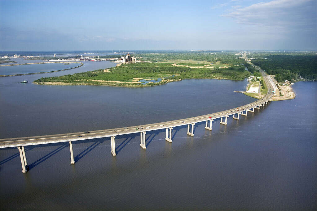 Bridge in Lake Charles, Louisiana