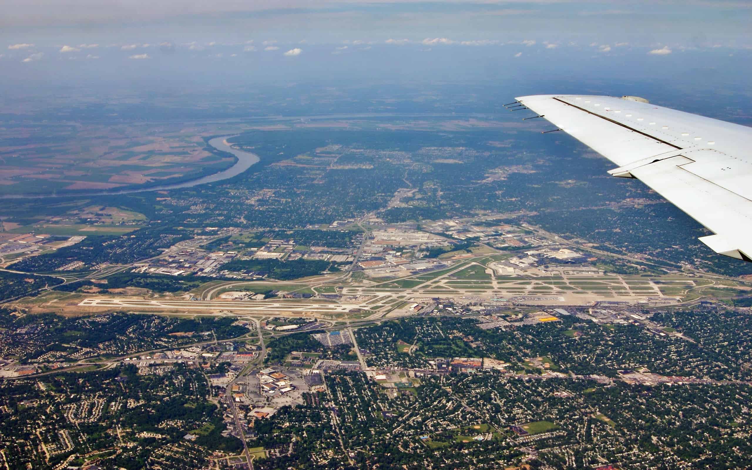 St. Louis Airport from the Air