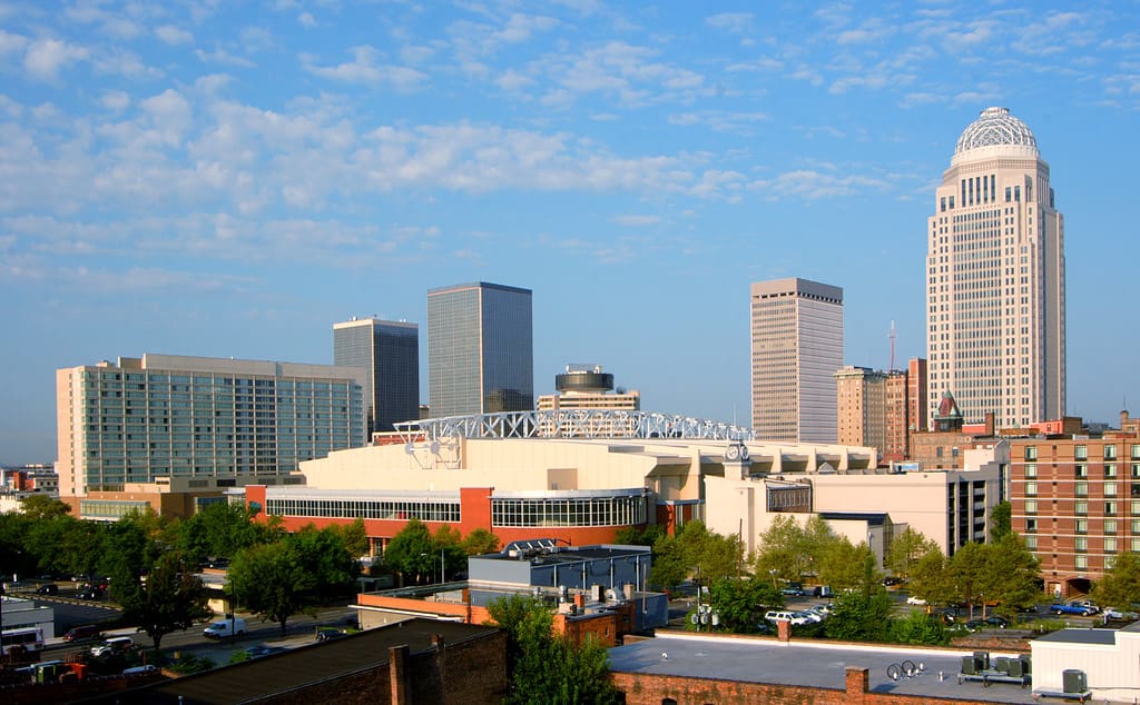 View of downtown Louisville, Kentucky