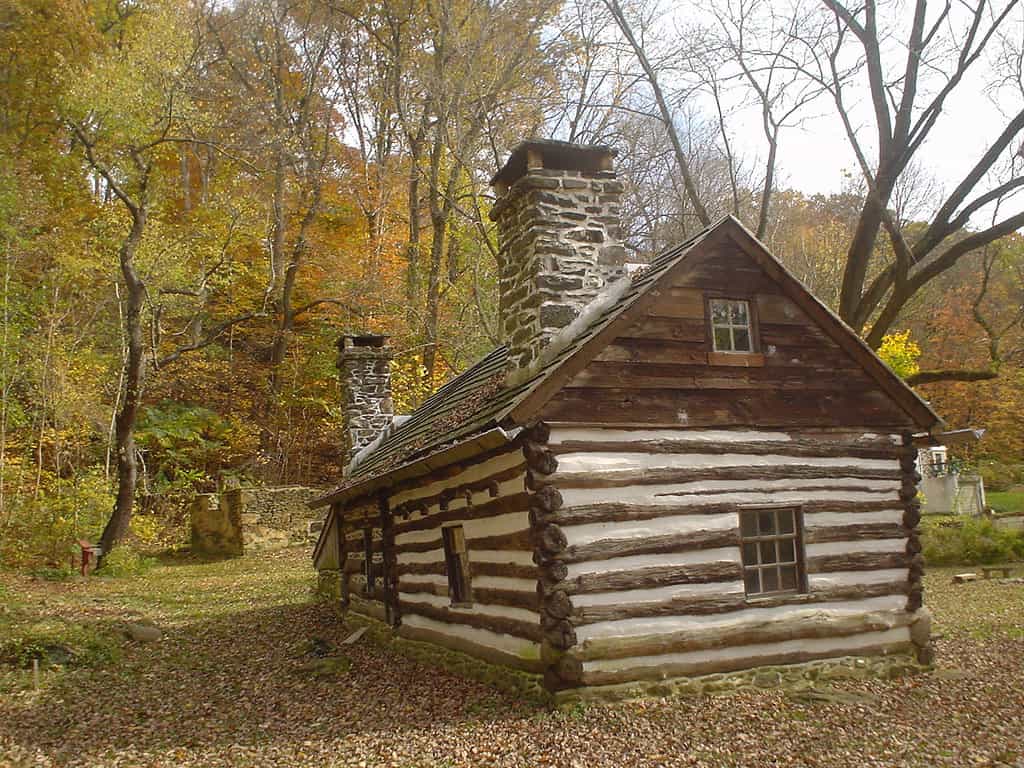 log cabin in Pennsylvania