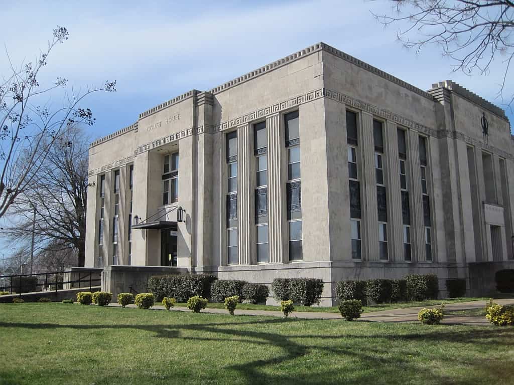 Obion County court house in Union City, Tennessee