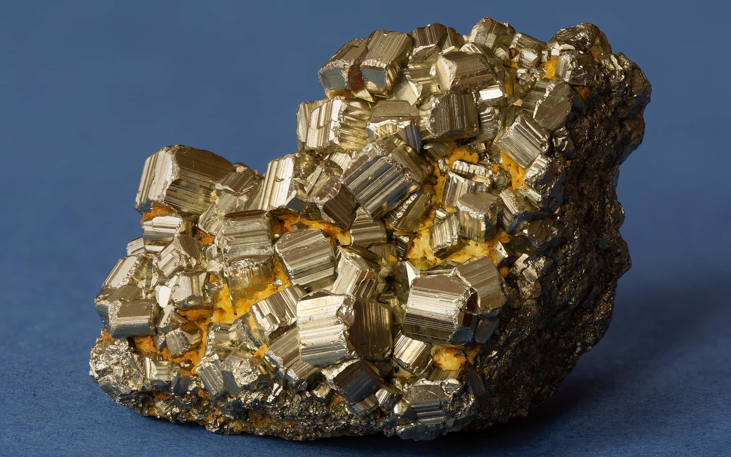 Sample of fool's gold pyrite