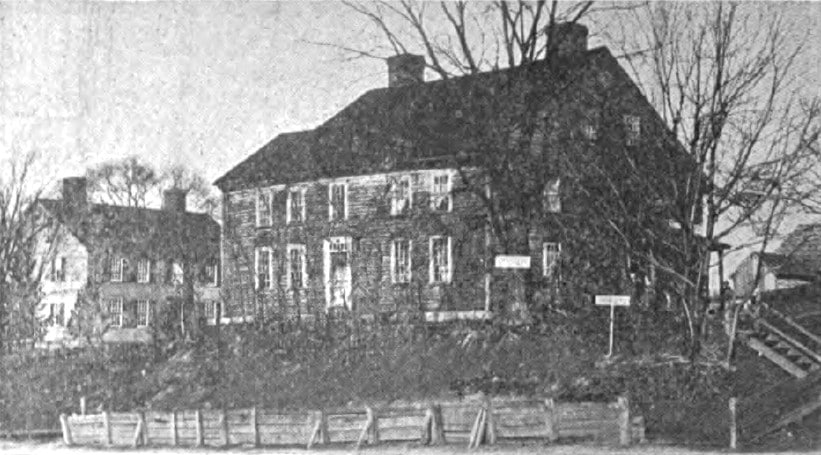  the Rufus Putnam House in a 1903 photograph from Marietta Ohio