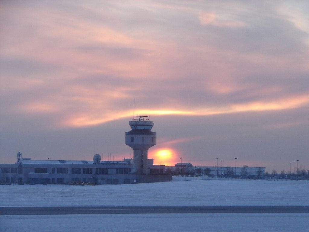 View of YOW control tower