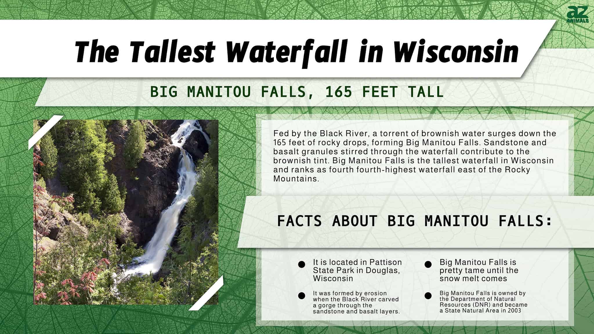 The Tallest Waterfall in Wisconsin Is Stunningly Picturesque - A-Z Animals
