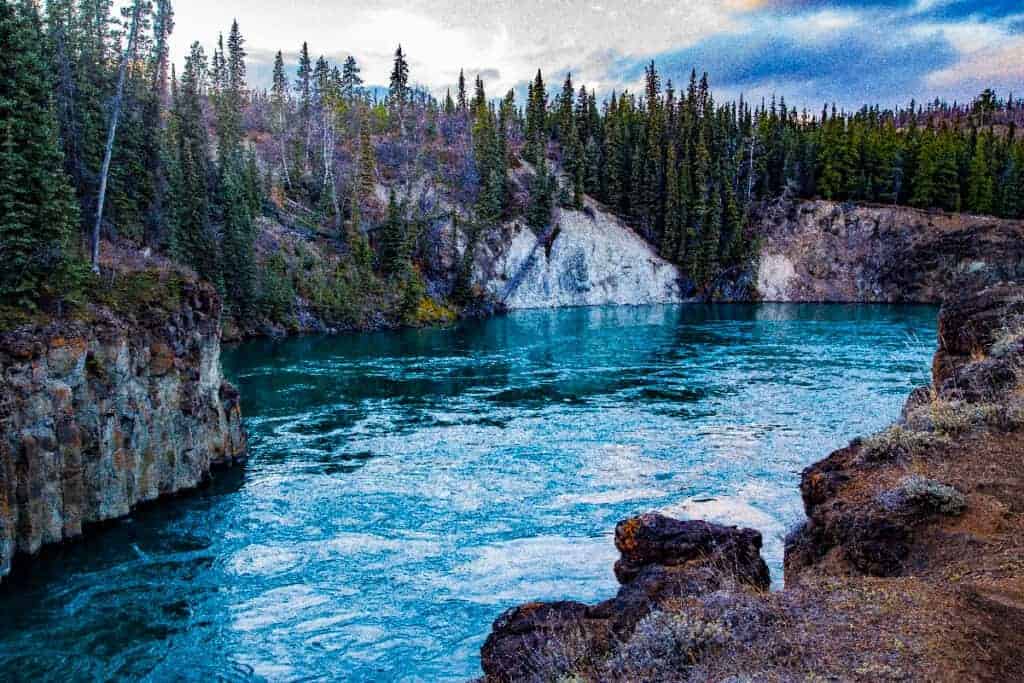 Yukon River, Yukon, No People, 2015, Blue