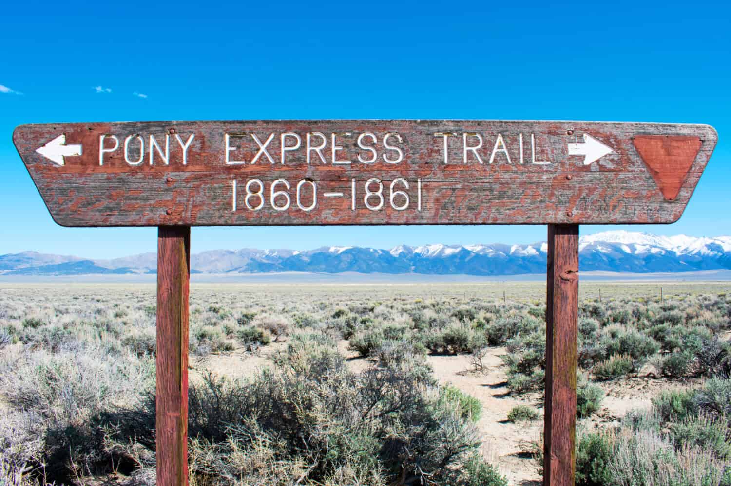 Pony Express Trail. The American West.
