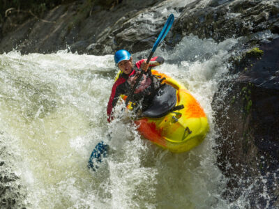 A This Video of a Man Taking His Kayak Over a 100-foot Waterfall Will Put a Pit in Your Stomach