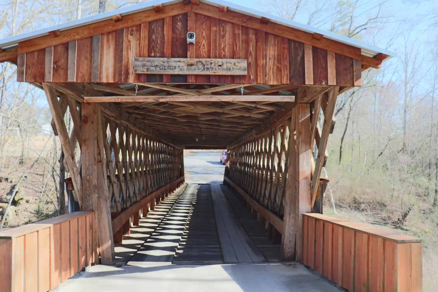 Easley Covered Bridge Blount County Alabama USA